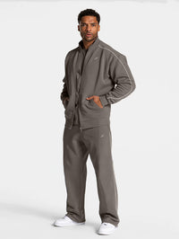 Set Contrastline Jacket and Wide Leg Pant