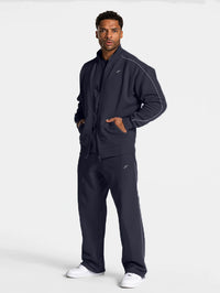 Set Contrastline Jacket and Wide Leg Pant