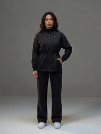 Set Long Soft Touch Jacket and Wide Leg Pant