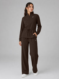 Polyester Set Jacket With Pant