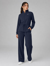 Polyester Set Jacket With Pant