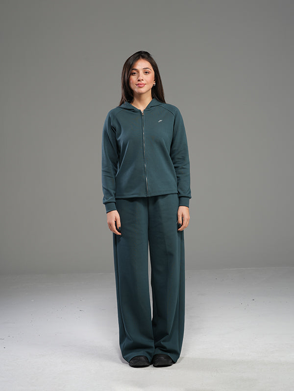 Set Jacket with Wide Leg Pant