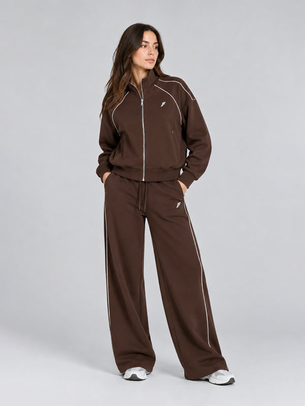 Set Jacket with wide leg pant