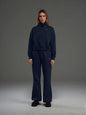 Set Cropped Sweatshirt With Wide Leg Pant