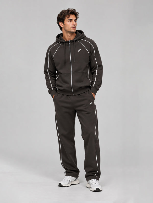 Apex Tracksuit Jacket with Wide Leg Pant