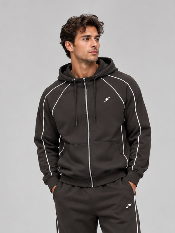Apex Tracksuit Jacket with Wide Leg Pant