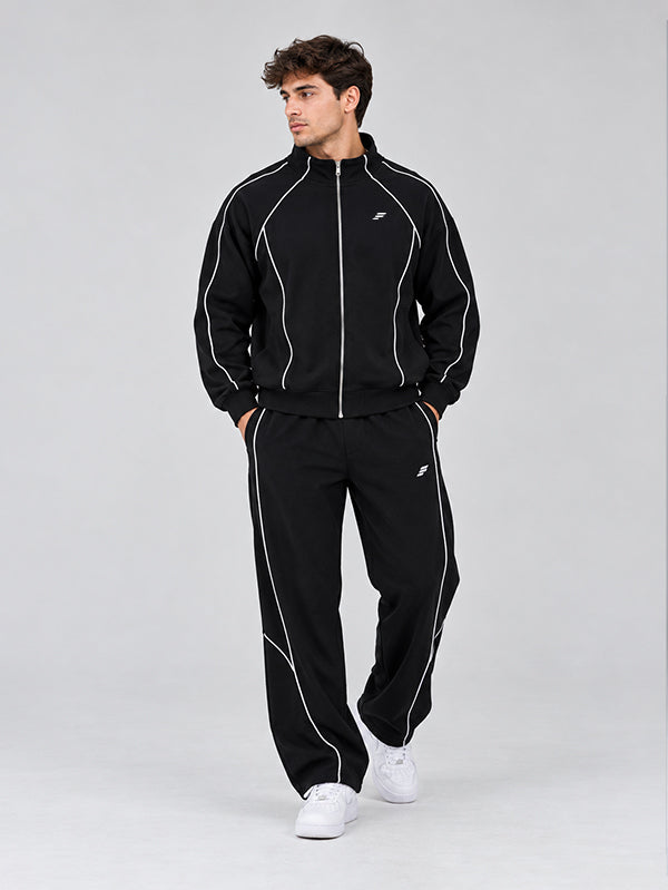 LineTech Tracksuit Jacket with Straight leg Pant