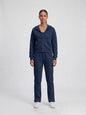 Set Cropped Jacket With straight Leg Pant