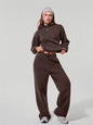 Set Hoodie with Wide Leg Pant