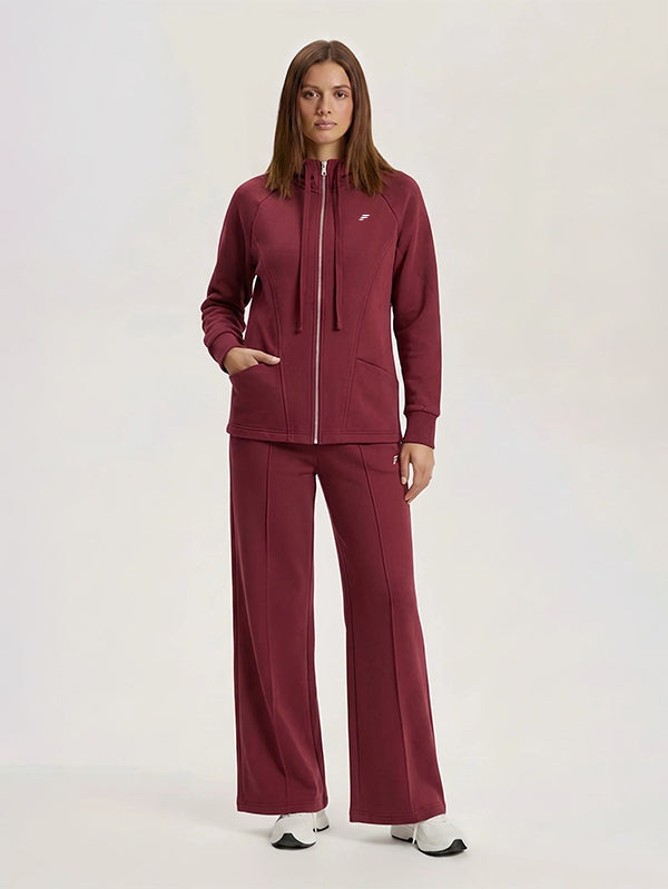 Set Jacket With straight Leg Pant