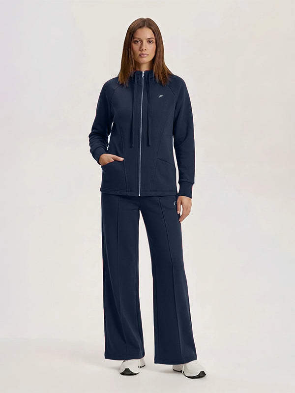 Set Jacket With straight Leg Pant