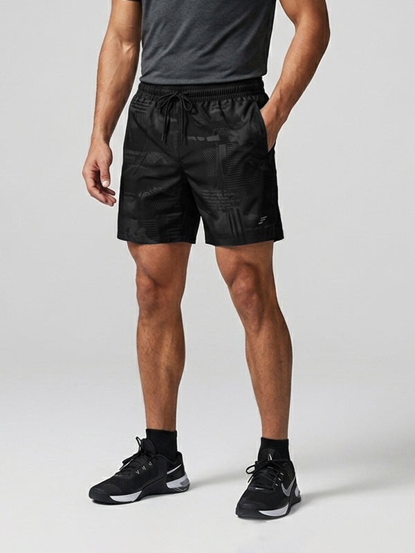 Washed Polyester Short