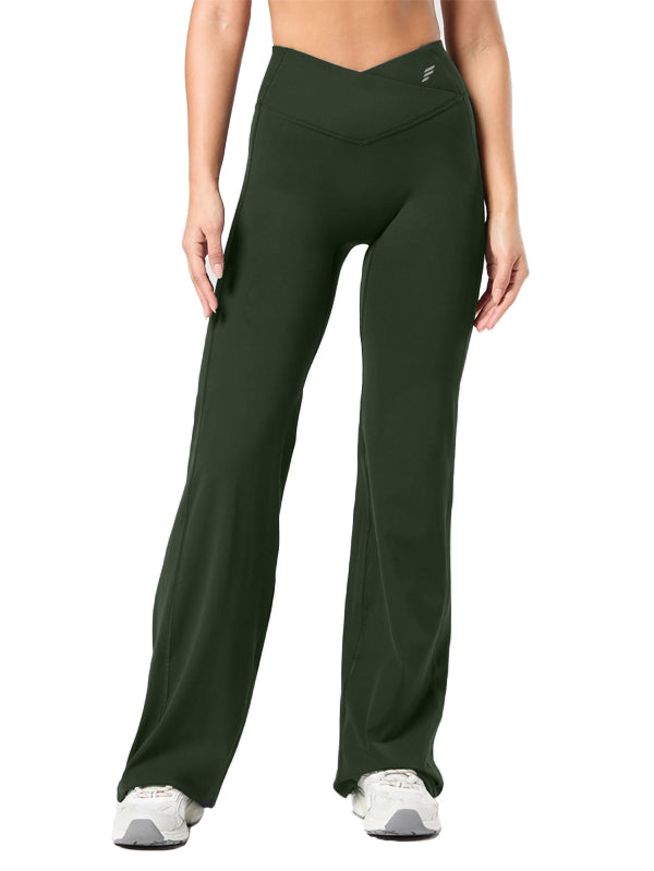 Crossover High-Rise Flared Pant