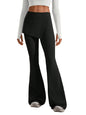 High waist Flare Pants with layered skirt overlay