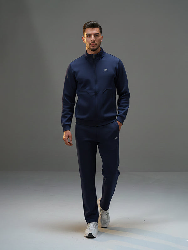 Set Jacket with Straight Leg Pant