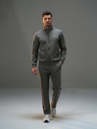 Set Jacket with Straight Leg Pant
