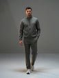 Set Jacket with Straight Leg Pant