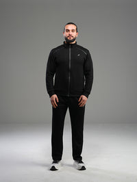 Set jacket with wide leg pant
