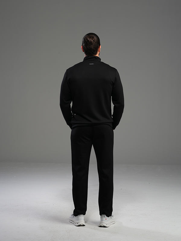 Set jacket with wide leg pant