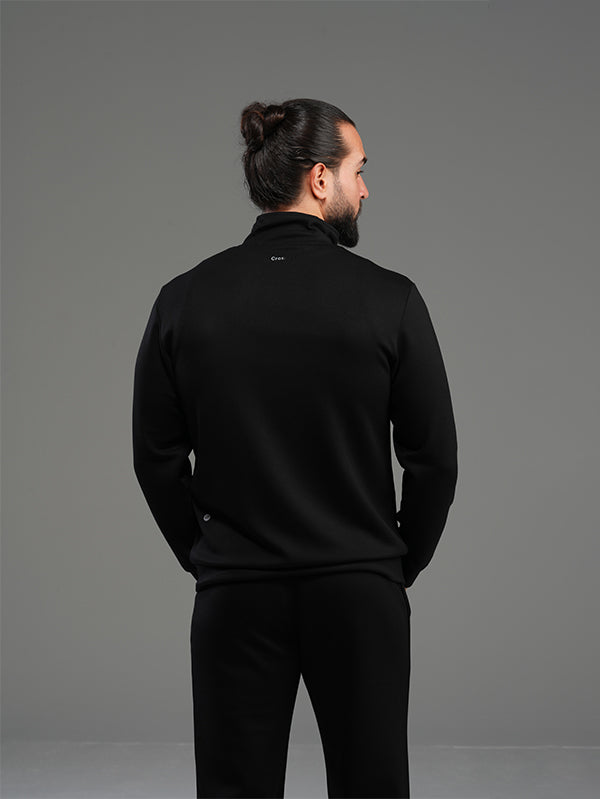 Set jacket with wide leg pant