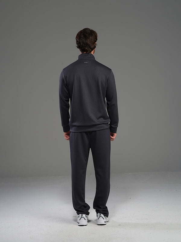 Set jacket with wide leg pant