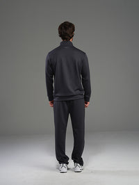 Set jacket with wide leg pant