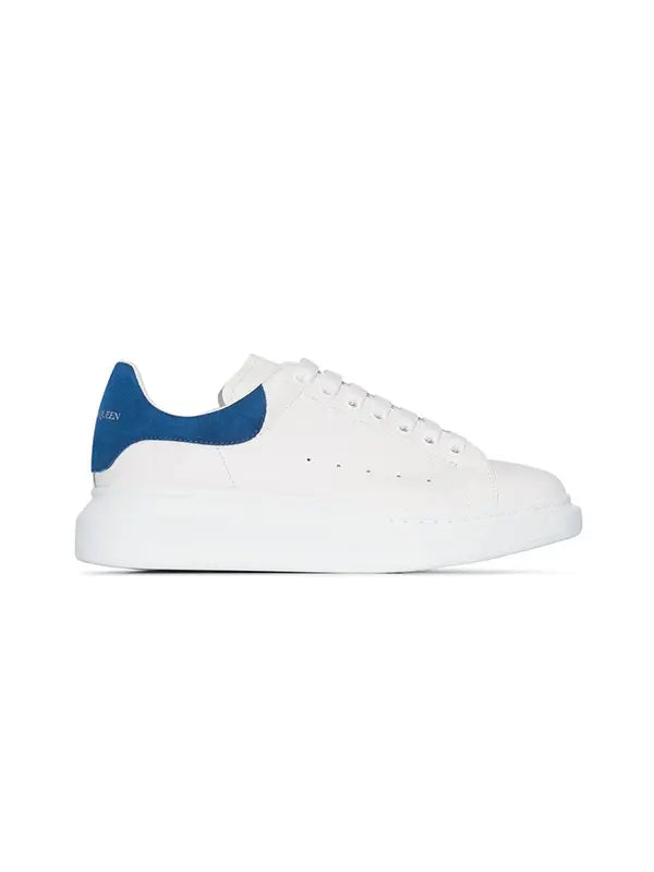 ALEXANDER MCQUEEN VELVET WHITE BLUE