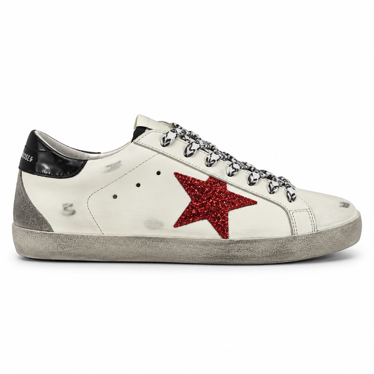 golden goose superstar - Blanc Fuchia