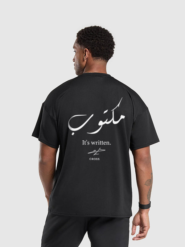 It's Written Graphic Oversized Cotton T-shirt