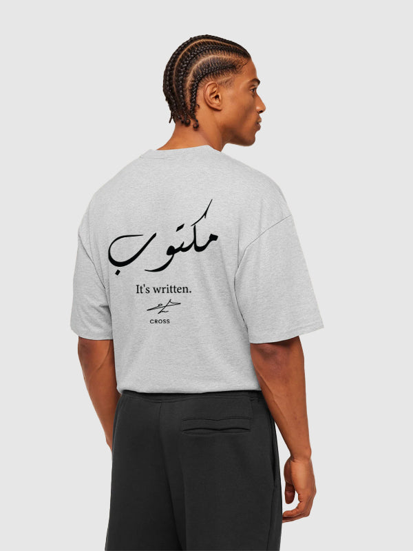 It's Written Graphic Oversized Cotton T-shirt