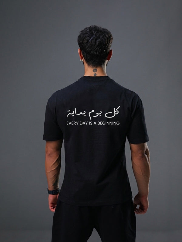 New Beginning Graphic Cotton T-shirt
