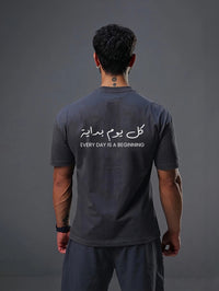 New Beginning Graphic Cotton T-shirt