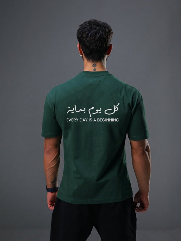 New Beginning Graphic Cotton T-shirt