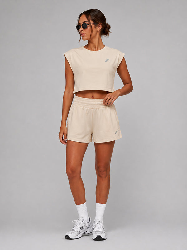 Set Oversized Crop Top With Short