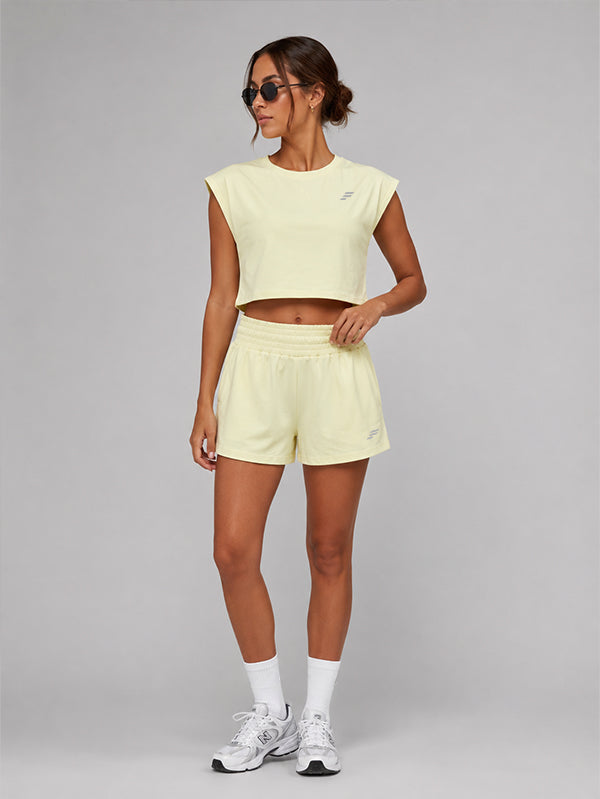 Set Oversized Crop Top With Short