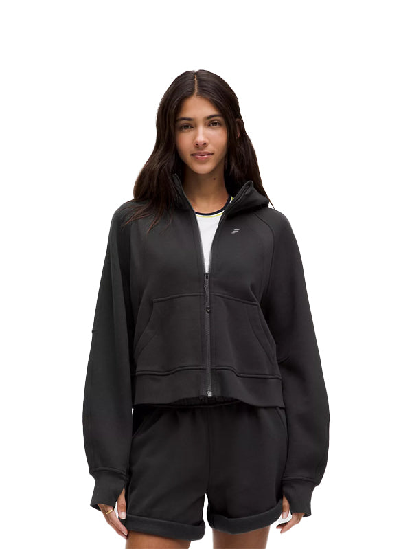 Cropped Full-Zip Hoodie