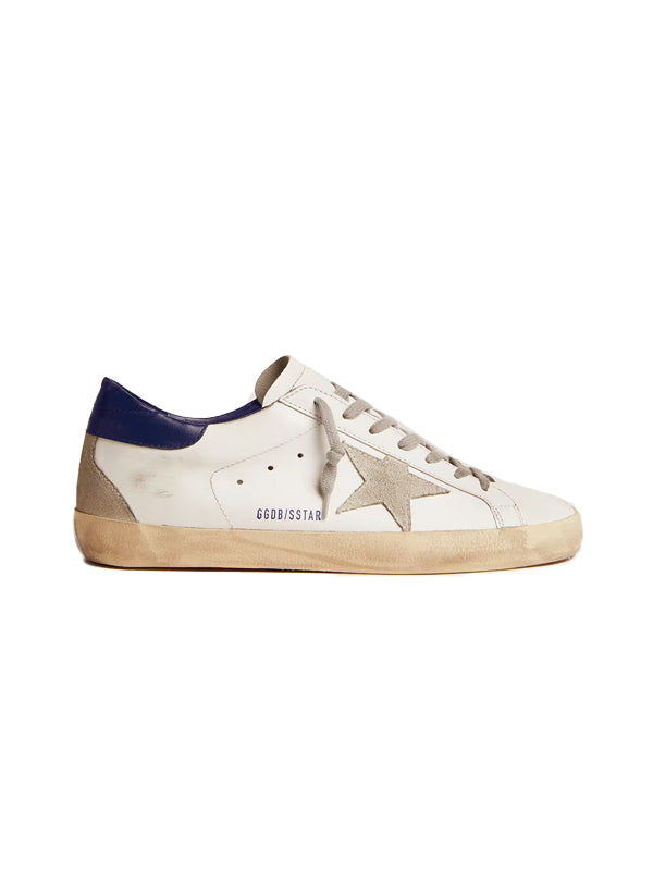 Golden Goose Super-Star White Royal Blue Grey