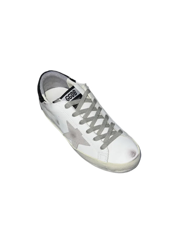 Golden Goose white silver metal letter ng