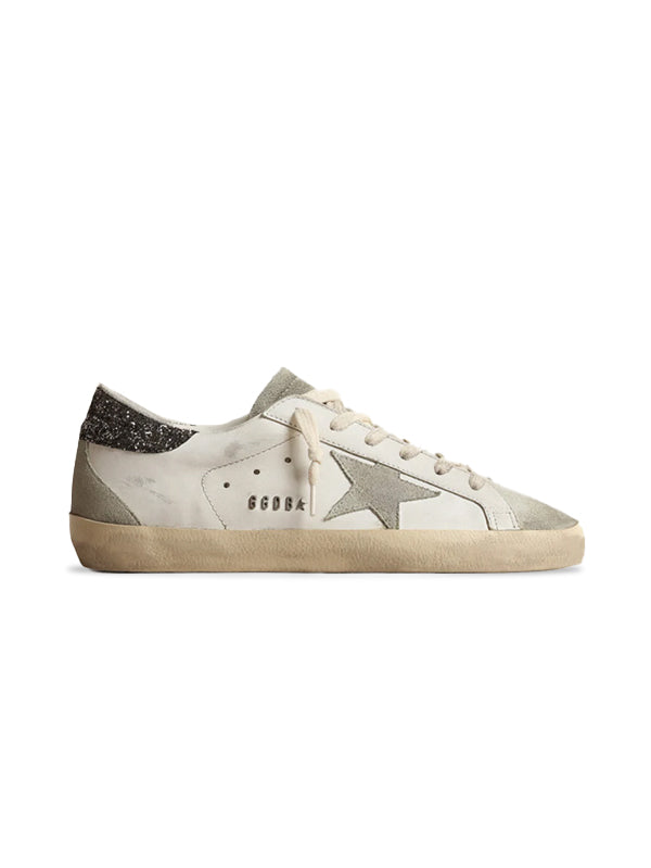 Golden goose white black tab