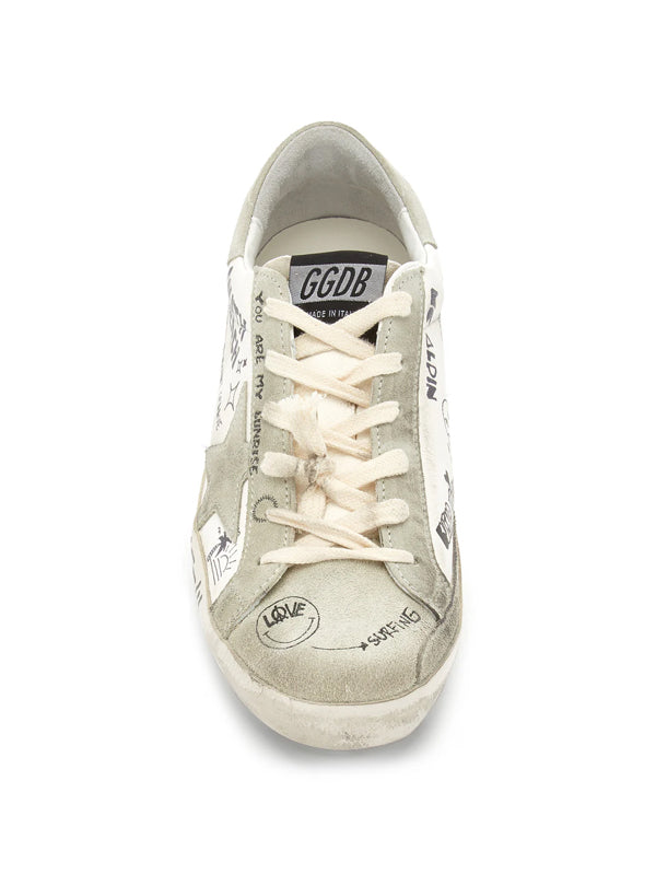 Golden goose white grey GG1007