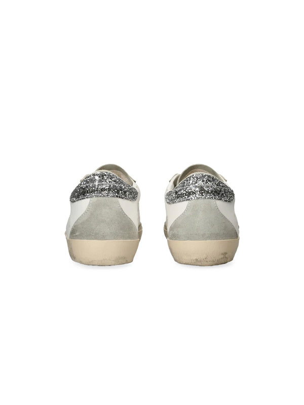 Golden goose white grey glitter