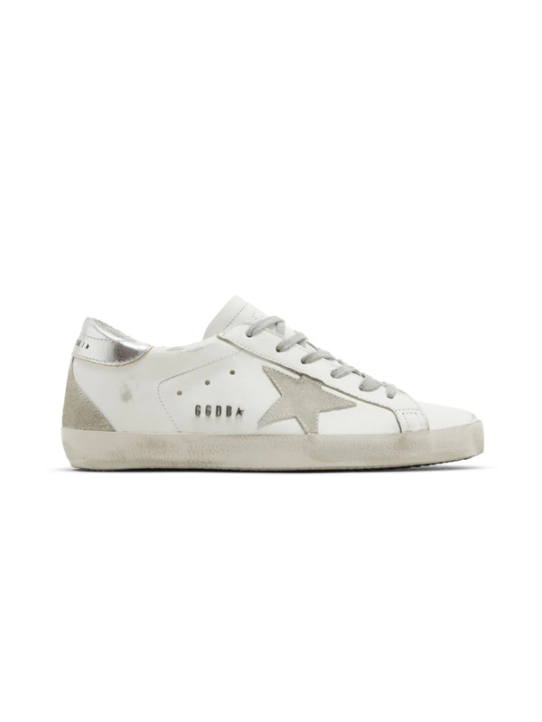 Golden goose white star grey