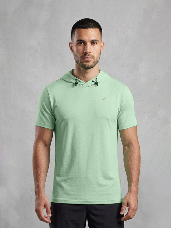 Hooded Short-Sleeve Shirt