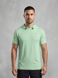 Hooded Short-Sleeve Shirt