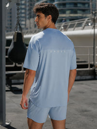 Polyester Set T-Shirt With Short