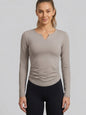 Slim Fit and Warm Long-Sleeved Sports Top