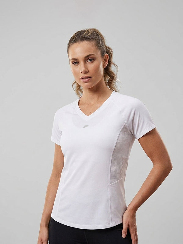 Polyester V-Neck T-Shirt