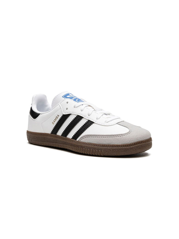 KIDS-Adidas Samba 'White/Black'