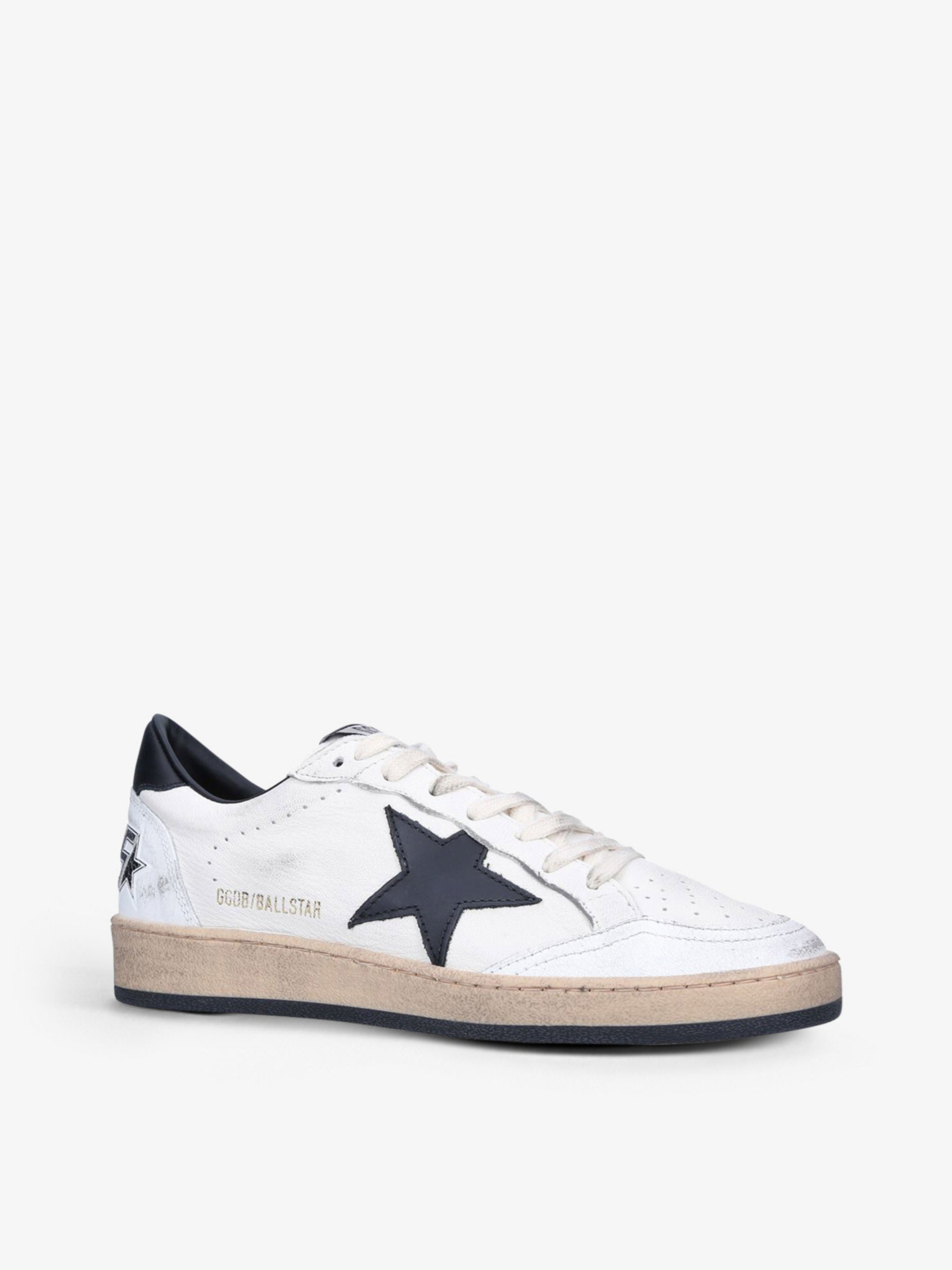 Golden Goose Ball Star Sneakers "Black Star/Black Heel Tab/White"