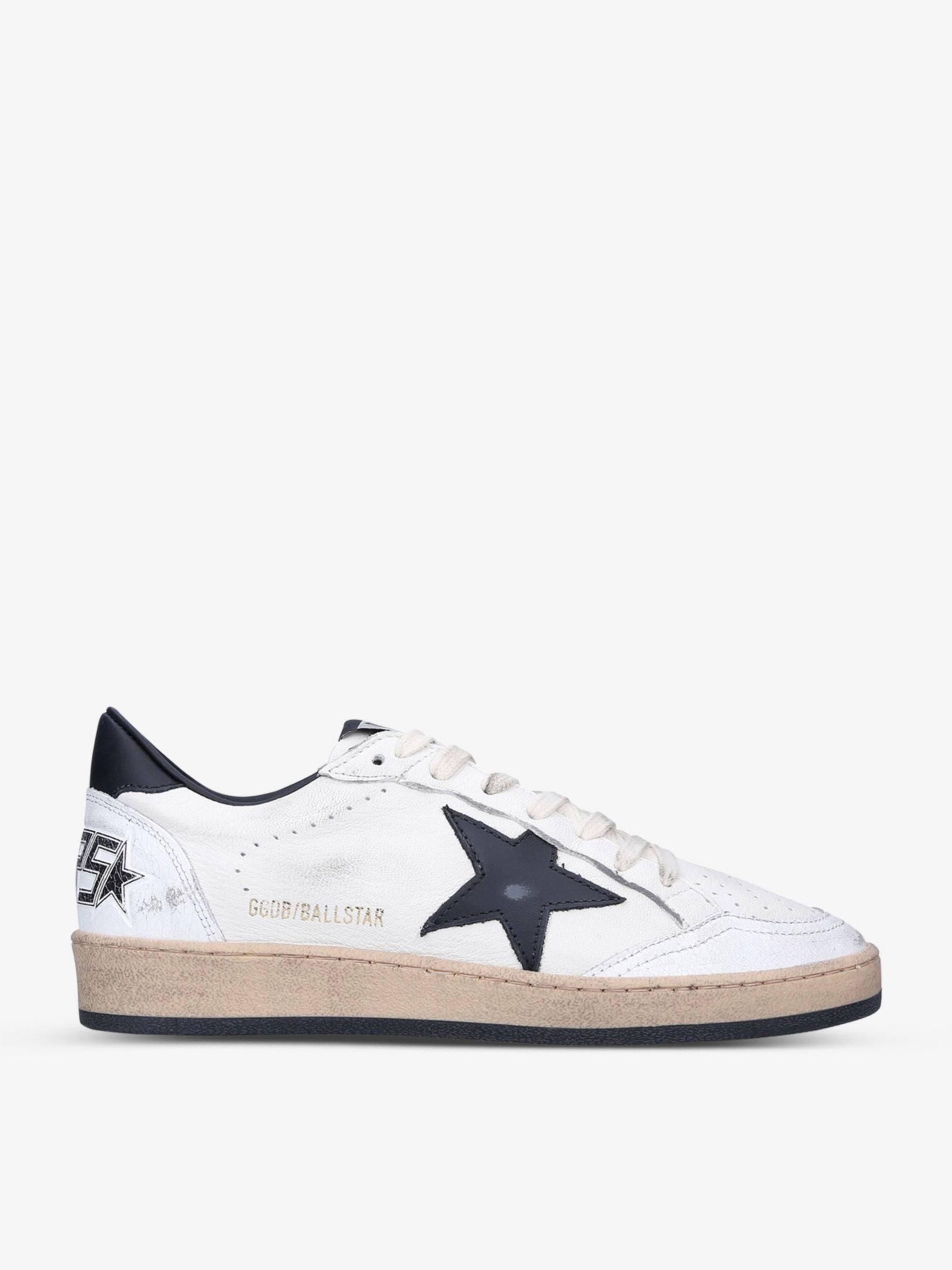 Golden Goose Ball Star Sneakers "Black Star/Black Heel Tab/White"